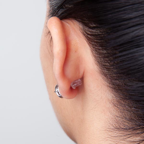 Plastic Earring Backs, Small Bullet Shaped